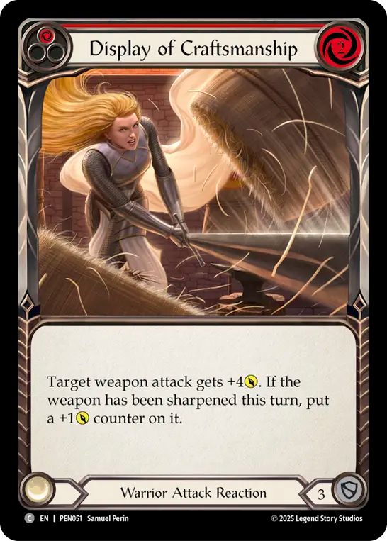 Display of Craftsmanship (Red) - Flesh and Blood TCG - MoxLand