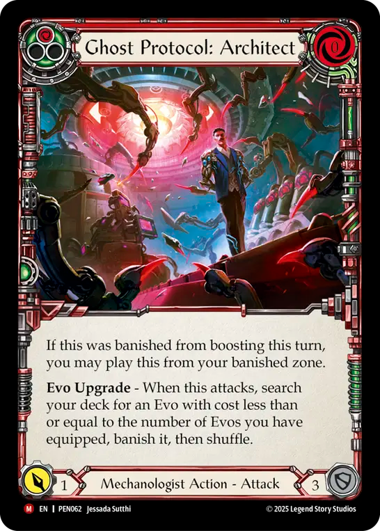 Ghost Protocol: Architect (Red) - Flesh and Blood TCG - MoxLand