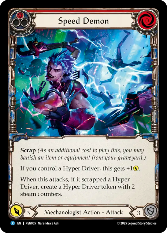Speed Demon (Red) - Flesh and Blood TCG - MoxLand