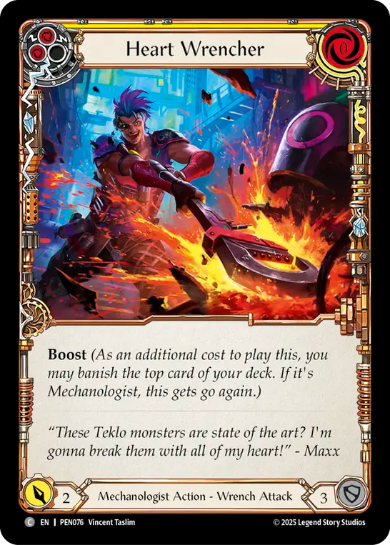 Heart Wrencher (Yellow) - Flesh and Blood TCG - MoxLand