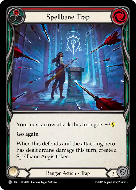 Spellbane Trap (Red) - Flesh and Blood TCG - MoxLand