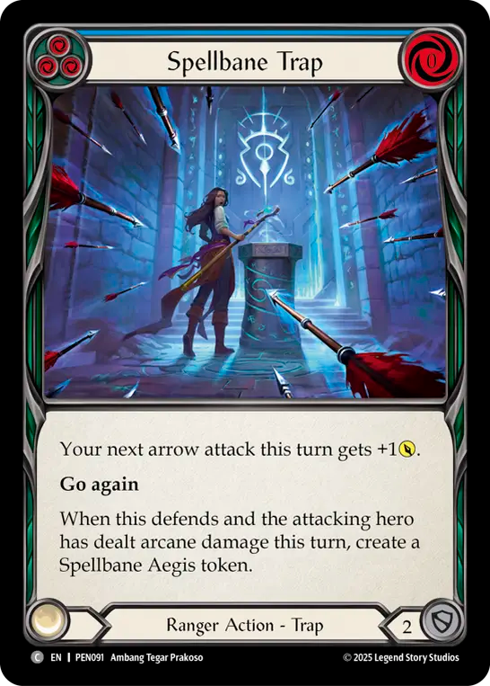 Spellbane Trap (Blue) - Flesh and Blood TCG - MoxLand