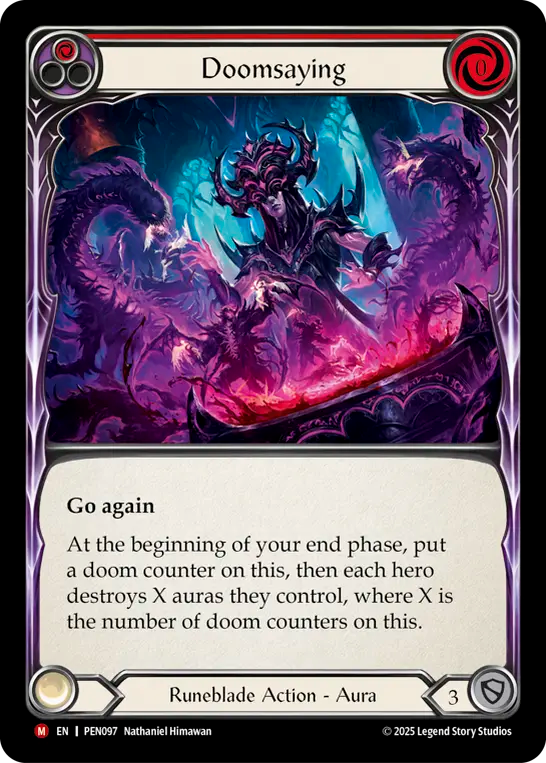 Doomsaying (Red) - Flesh and Blood TCG - MoxLand