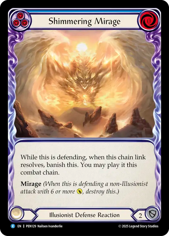 Shimmering Mirage (Blue) - Flesh and Blood TCG - MoxLand