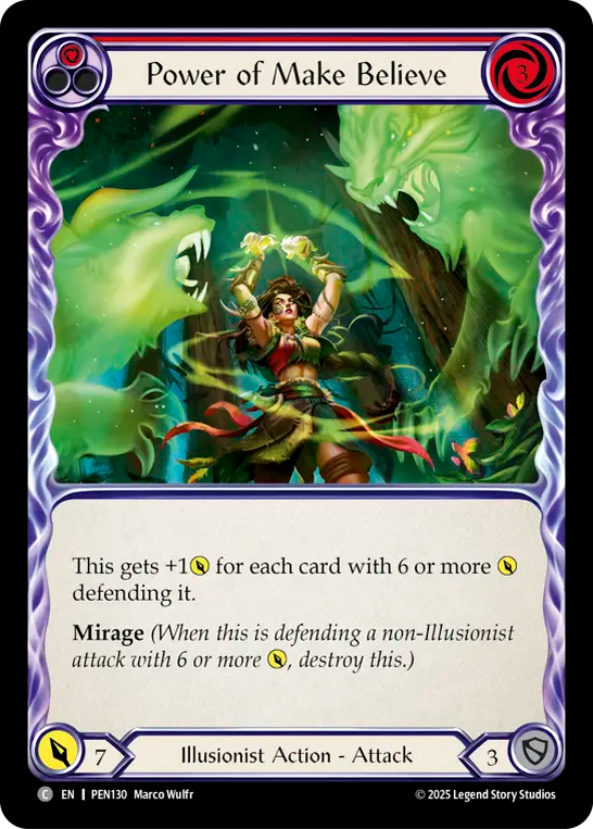 Power of Make Believe (Red) - Flesh and Blood TCG - MoxLand