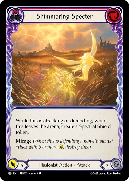 Shimmering Specter (Red) - Flesh and Blood TCG - MoxLand