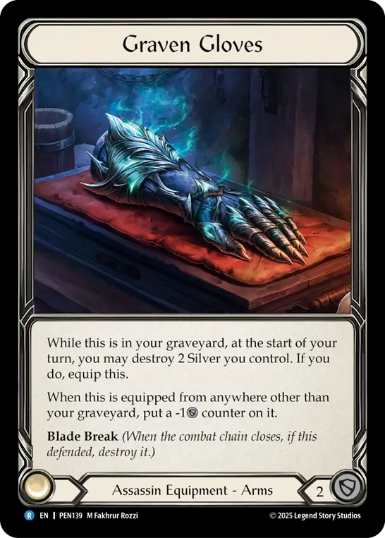 Graven Gloves - Flesh and Blood TCG - MoxLand