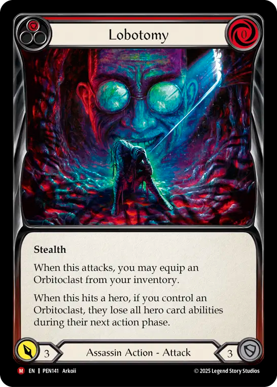 Lobotomy (Red) - Flesh and Blood TCG - MoxLand