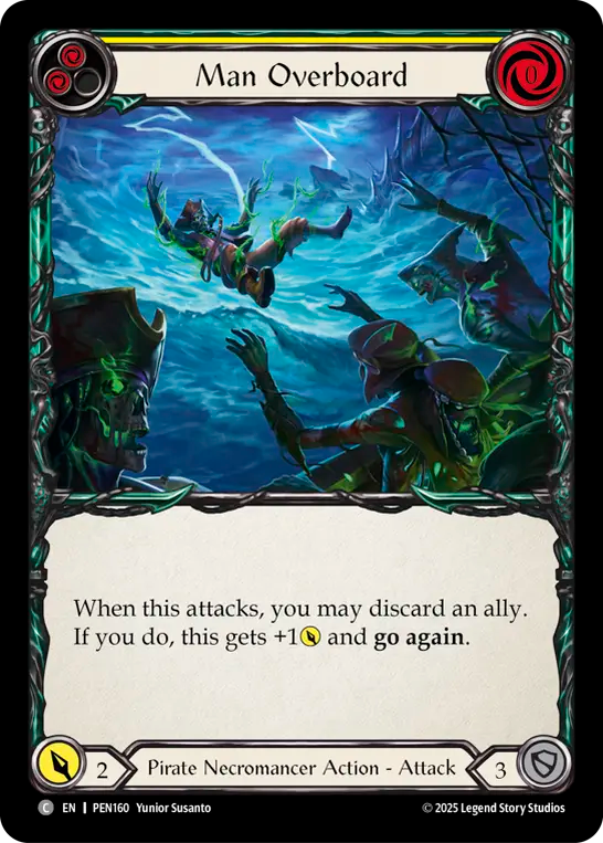 Man Overboard (Yellow) - Flesh and Blood TCG - MoxLand