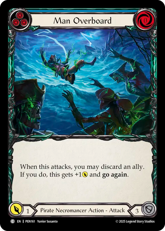 Man Overboard (Blue) - Flesh and Blood TCG - MoxLand
