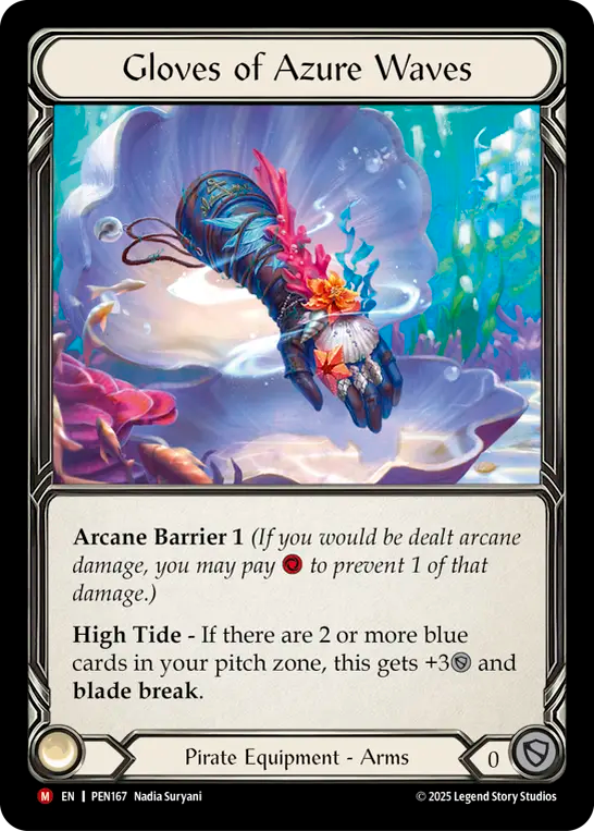 Gloves of Azure Waves - Flesh and Blood TCG - MoxLand
