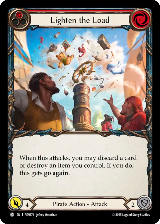 Lighten the Load (Red) - Flesh and Blood TCG - MoxLand