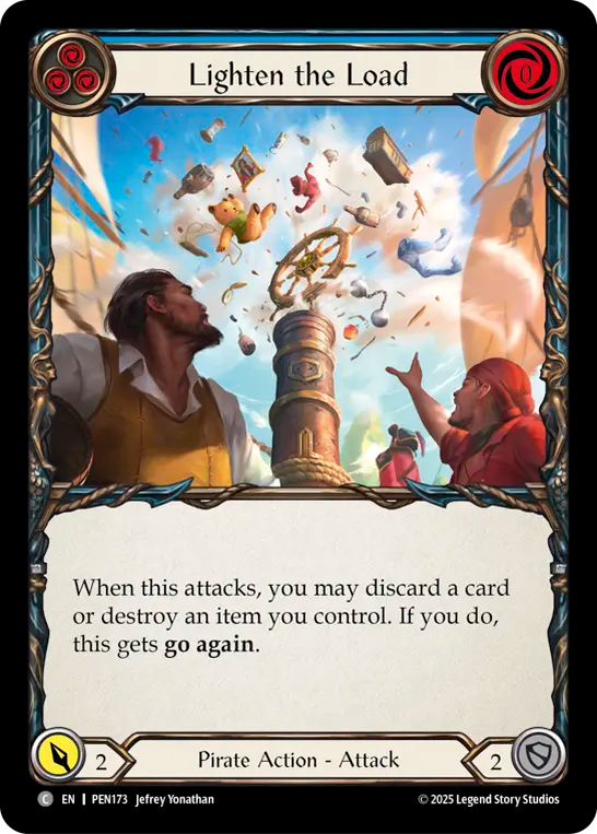 Lighten the Load (Blue) - Flesh and Blood TCG - MoxLand