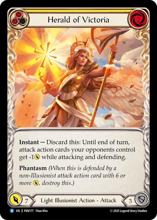 Herald of Victoria (Yellow) - Flesh and Blood TCG - MoxLand