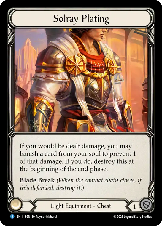 Solray Plating - Flesh and Blood TCG - MoxLand