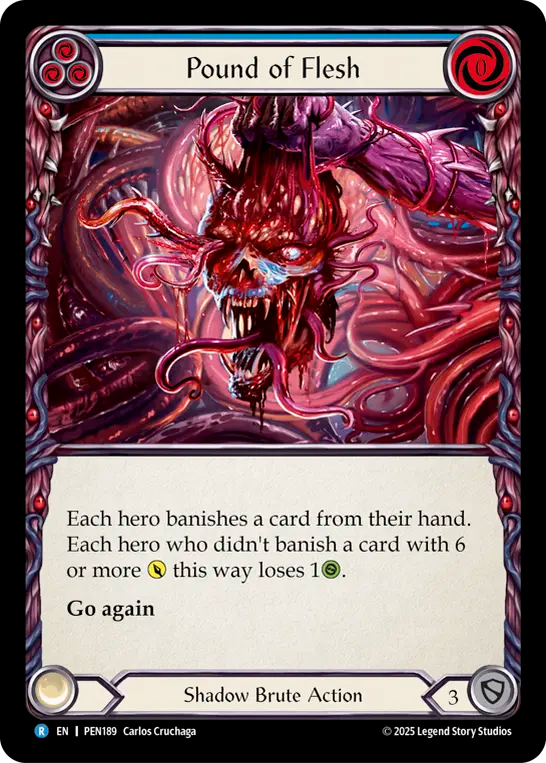 Pound of Flesh (Blue) - Flesh and Blood TCG - MoxLand