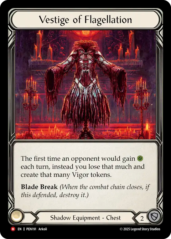 Vestige of Flagellation - Flesh and Blood TCG - MoxLand