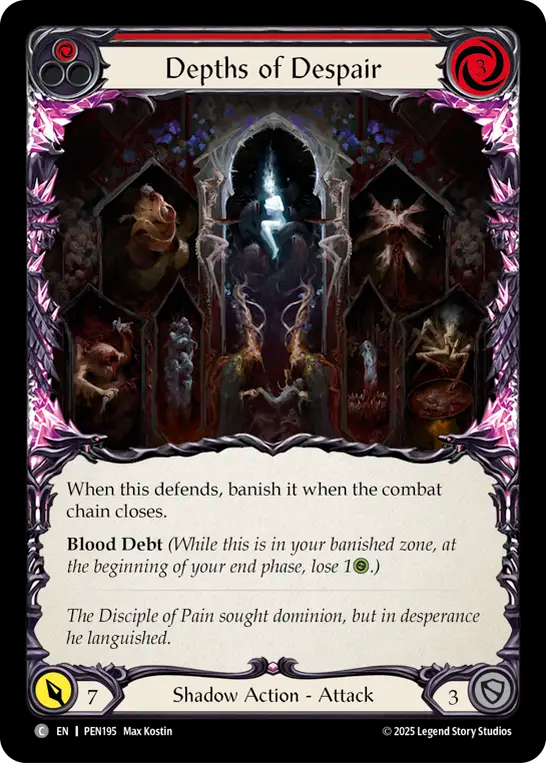 Depths of Despair (Red) - Flesh and Blood TCG - MoxLand
