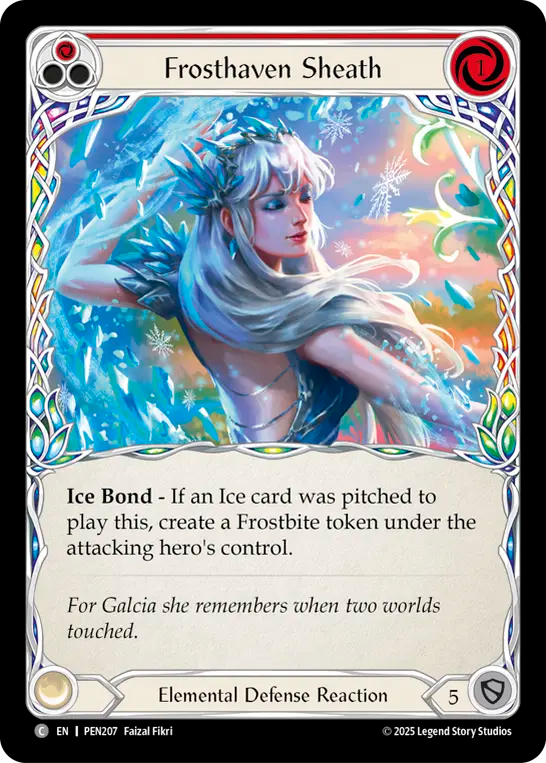 Frosthaven Sheath (Red) - Flesh and Blood TCG - MoxLand