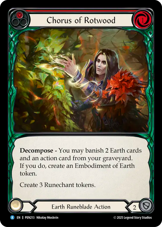 Chorus of Rotwood (Red) - Flesh and Blood TCG - MoxLand