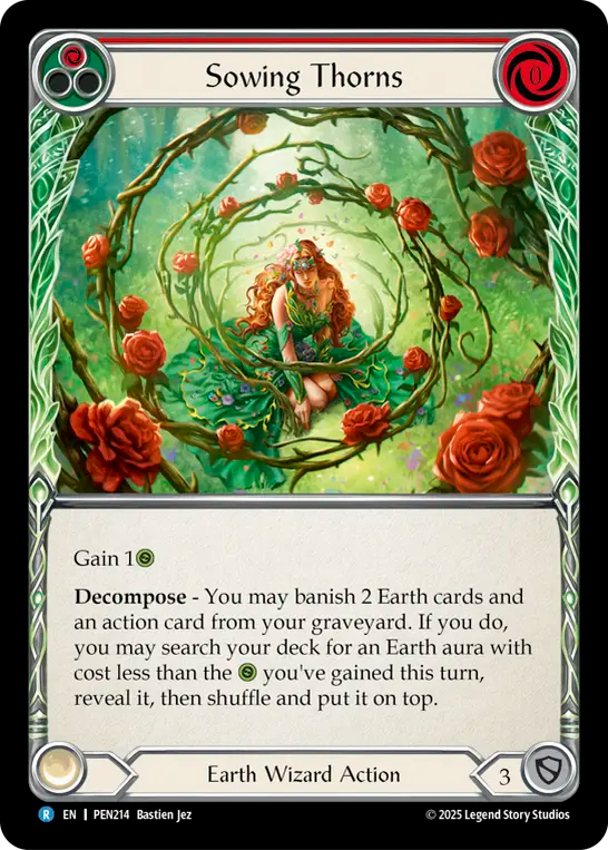 Sowing Thorns (Red) - Flesh and Blood TCG - MoxLand