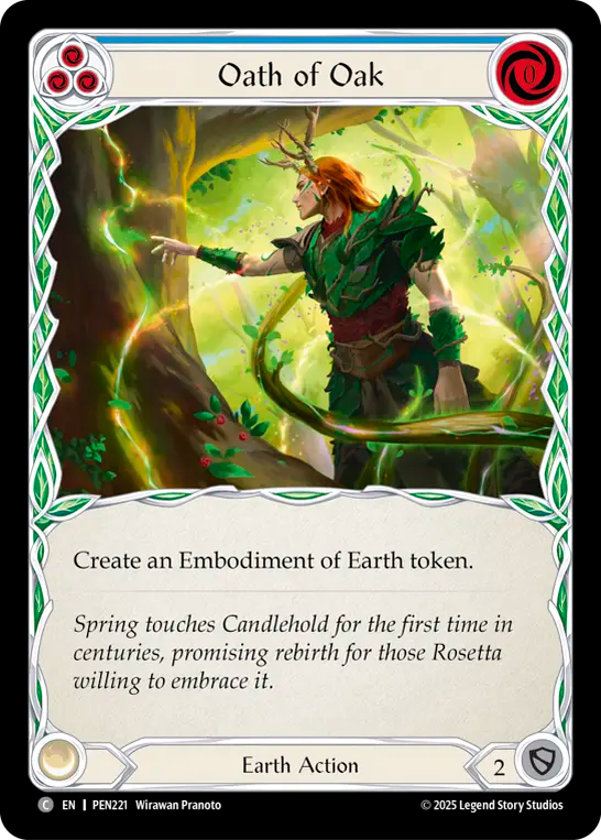 Oath of Oak (Blue) - Flesh and Blood TCG - MoxLand