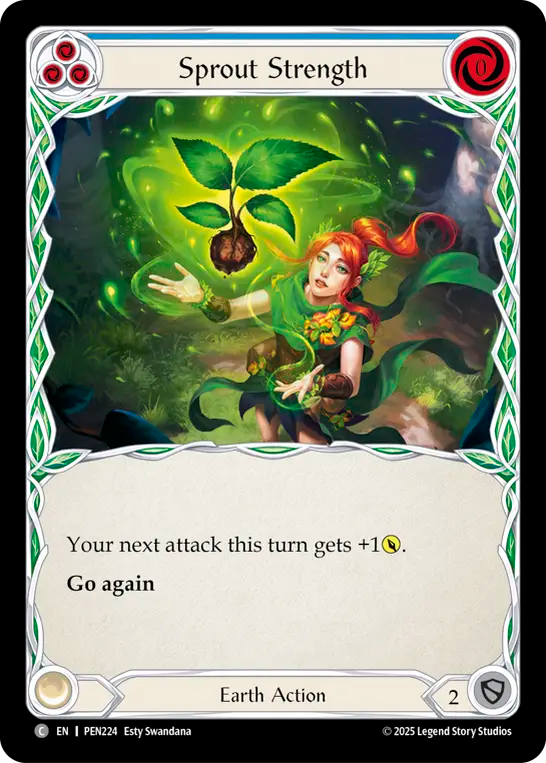 Sprout Strength (Blue) - Flesh and Blood TCG - MoxLand