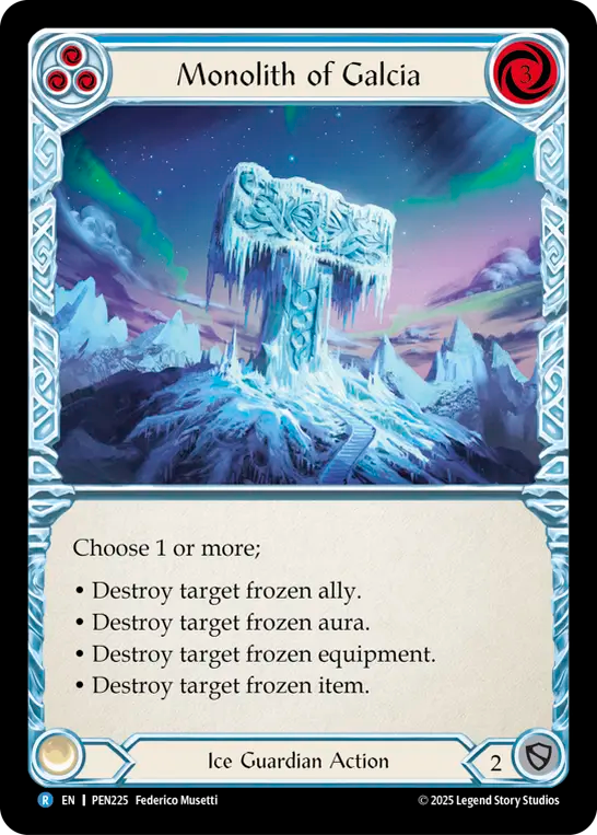 Monolith of Galcia (Blue) - Flesh and Blood TCG - MoxLand