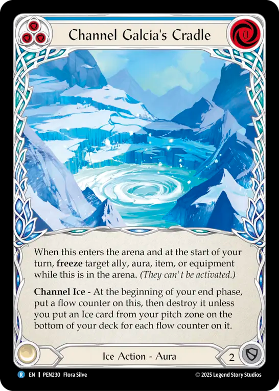 Channel Galcia's Cradle (Blue) - Flesh and Blood TCG - MoxLand