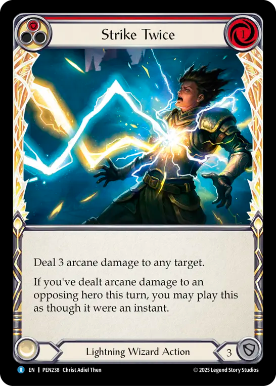 Strike Twice (Red) - Flesh and Blood TCG - MoxLand