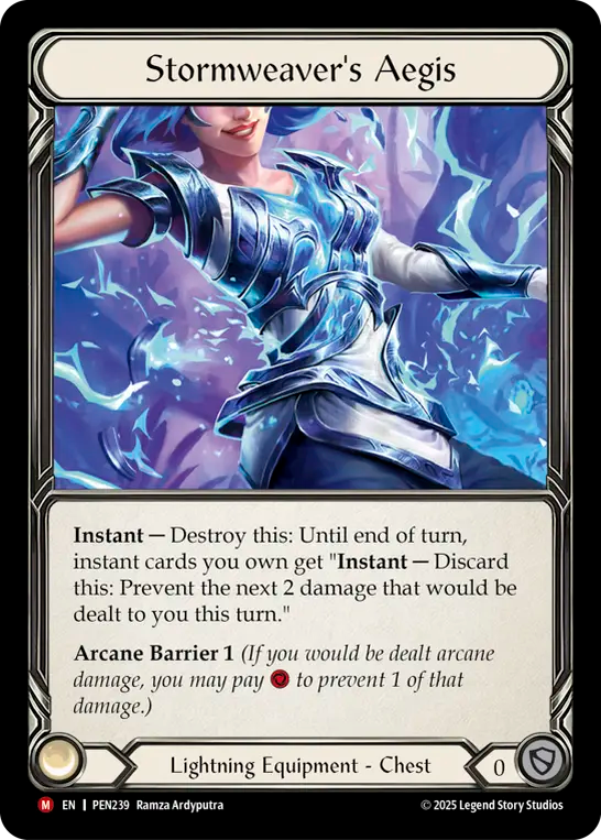 Stormweaver's Aegis - Flesh and Blood TCG - MoxLand