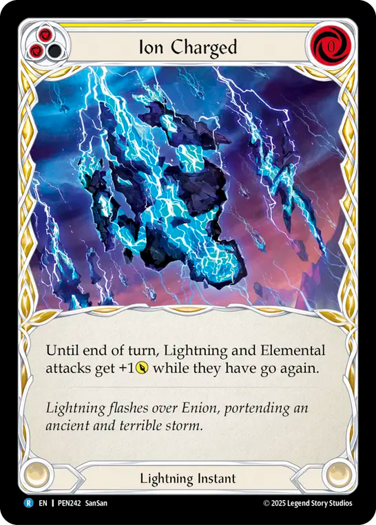 Ion Charged (Yellow) - Flesh and Blood TCG - MoxLand