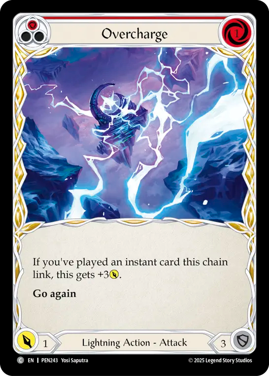 Overcharge (Red) - Flesh and Blood TCG - MoxLand