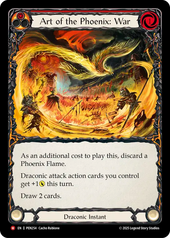 Art of the Phoenix: War (Red) - Flesh and Blood TCG - MoxLand