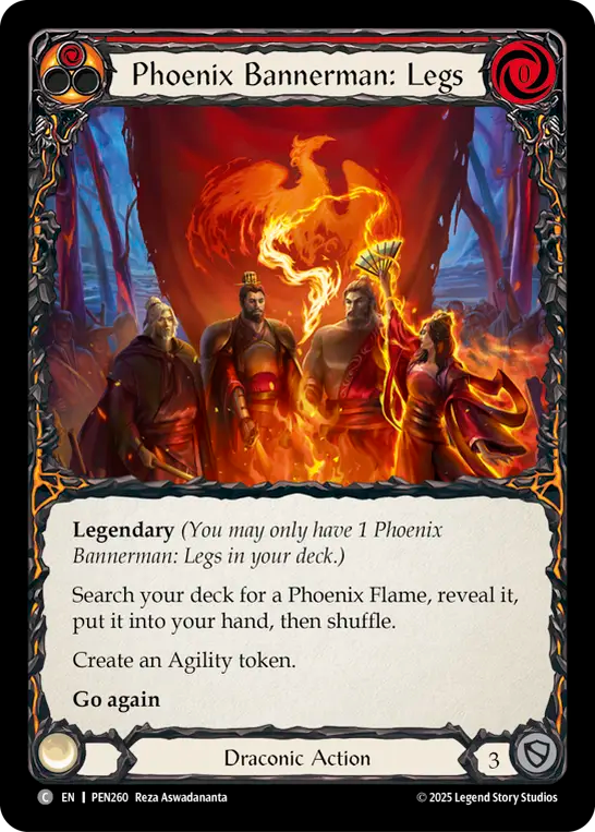 Phoenix Bannerman: Legs (Red) - Flesh and Blood TCG - MoxLand