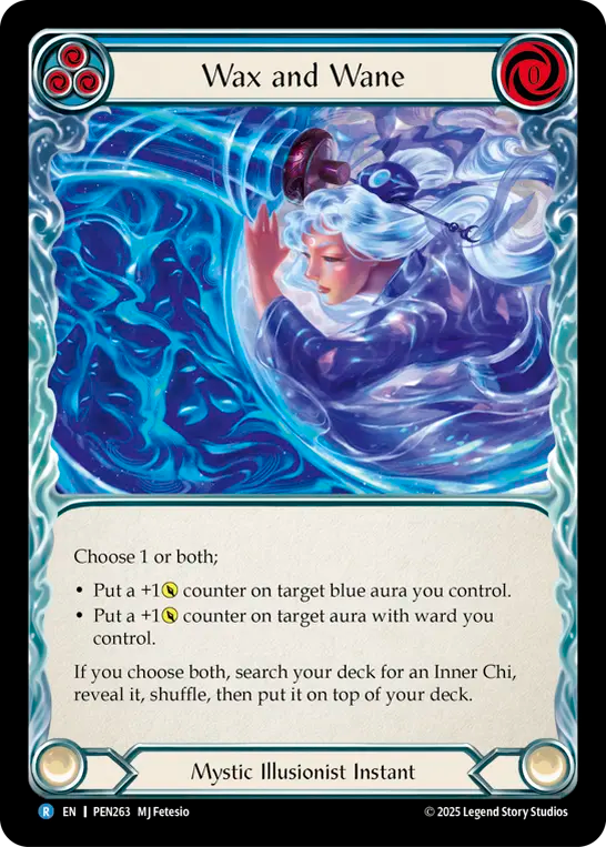 Wax and Wane (Blue) - Flesh and Blood TCG - MoxLand