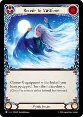 Recede to Mistform (Blue) - Flesh and Blood TCG - MoxLand
