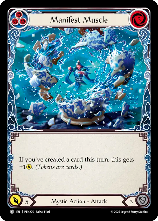 Manifest Muscle (Blue) - Flesh and Blood TCG - MoxLand
