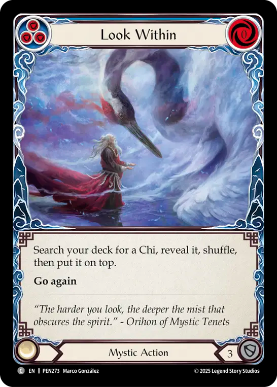 Look Within (Blue) - Flesh and Blood TCG - MoxLand