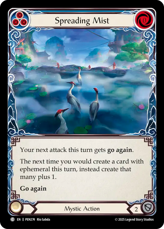 Spreading Mist (Blue) - Flesh and Blood TCG - MoxLand