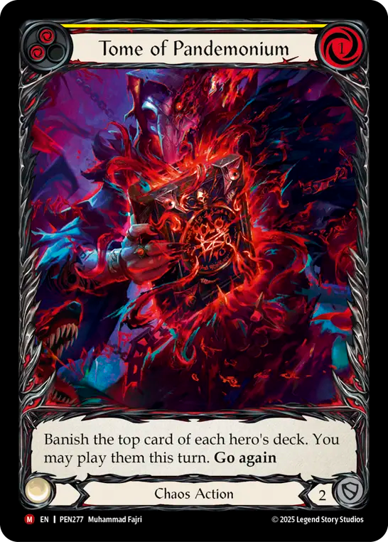 Tome of Pandemonium (Yellow) - Flesh and Blood TCG - MoxLand