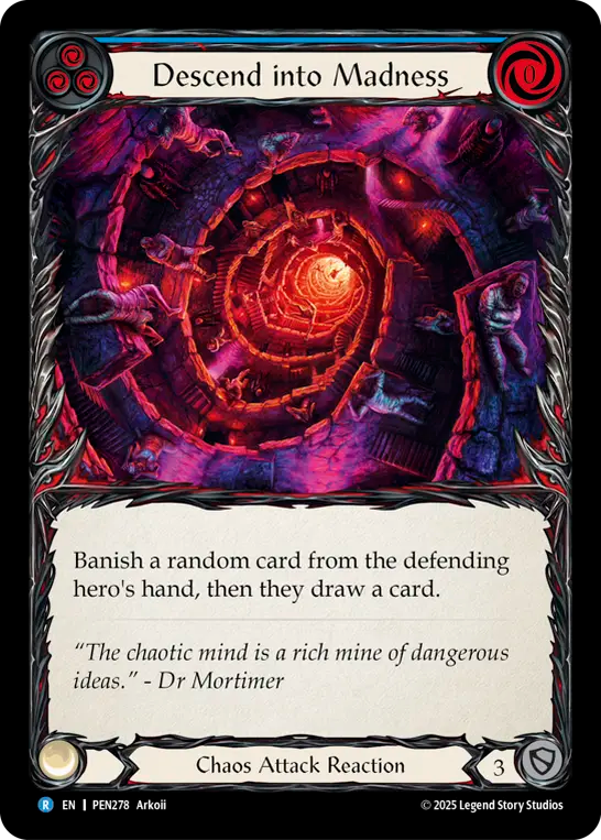Descend into Madness (Blue) - Flesh and Blood TCG - MoxLand