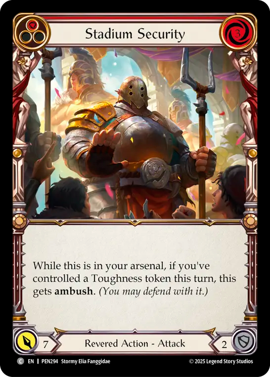 Stadium Security (Red) - Flesh and Blood TCG - MoxLand