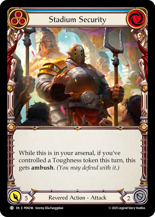 Stadium Security (Blue) - Flesh and Blood TCG - MoxLand