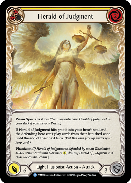 Herald of Judgment (Yellow) - Flesh and Blood TCG - MoxLand