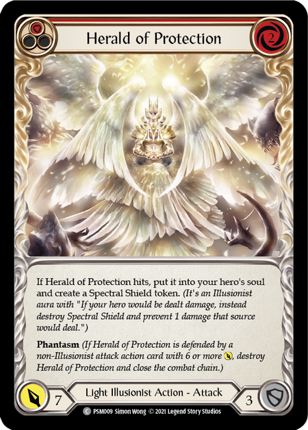 Herald of Protection (Red) - Flesh and Blood TCG - MoxLand