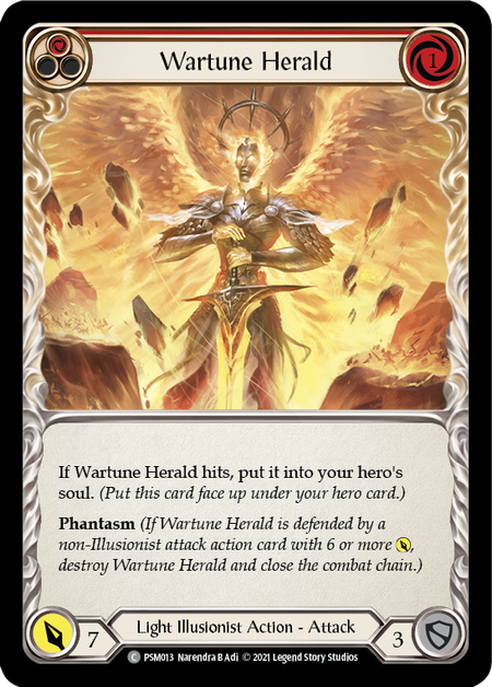 Wartune Herald (Red) - Flesh and Blood TCG - MoxLand