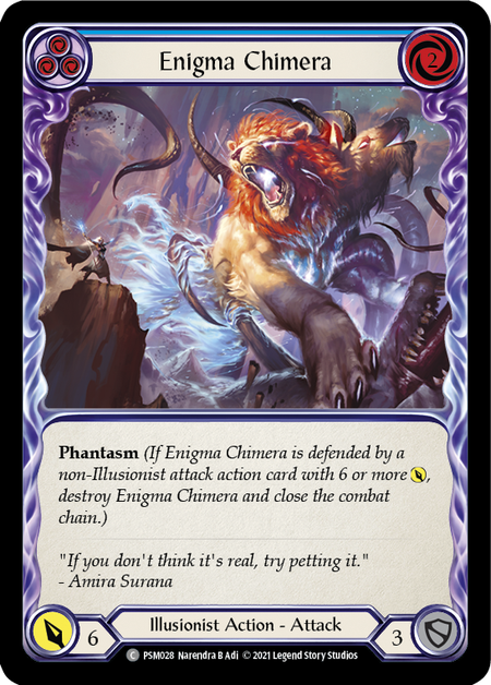 Enigma Chimera (Blue) - Flesh and Blood TCG - MoxLand