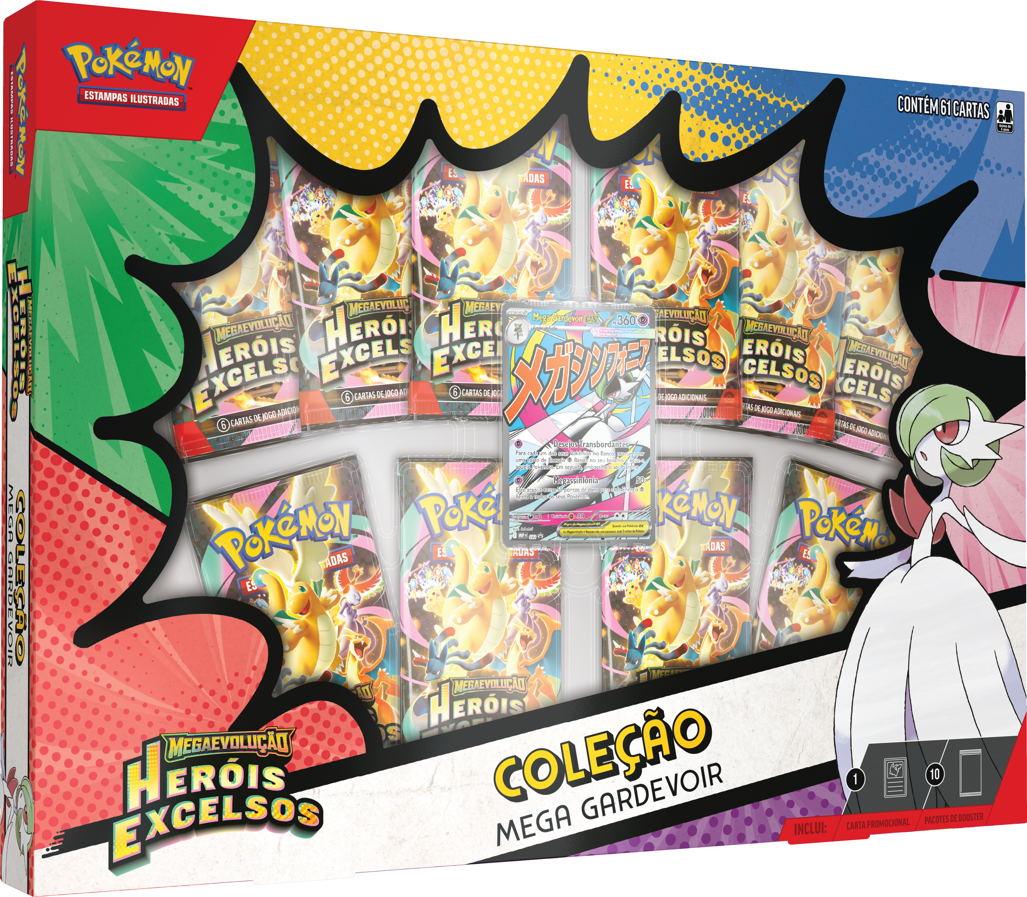Box - Megaevolução Heróis Excelsos Mega Gardevoir - Pokémon TCG - MoxLand