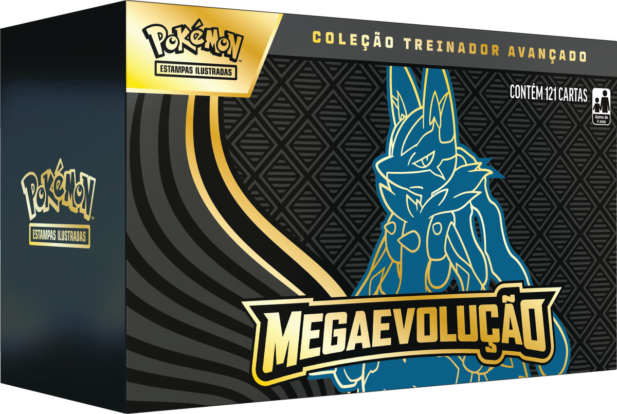 Box - Treinador Avançado Mega Evolução Mega Lucario - Pokémon TCG - MoxLand